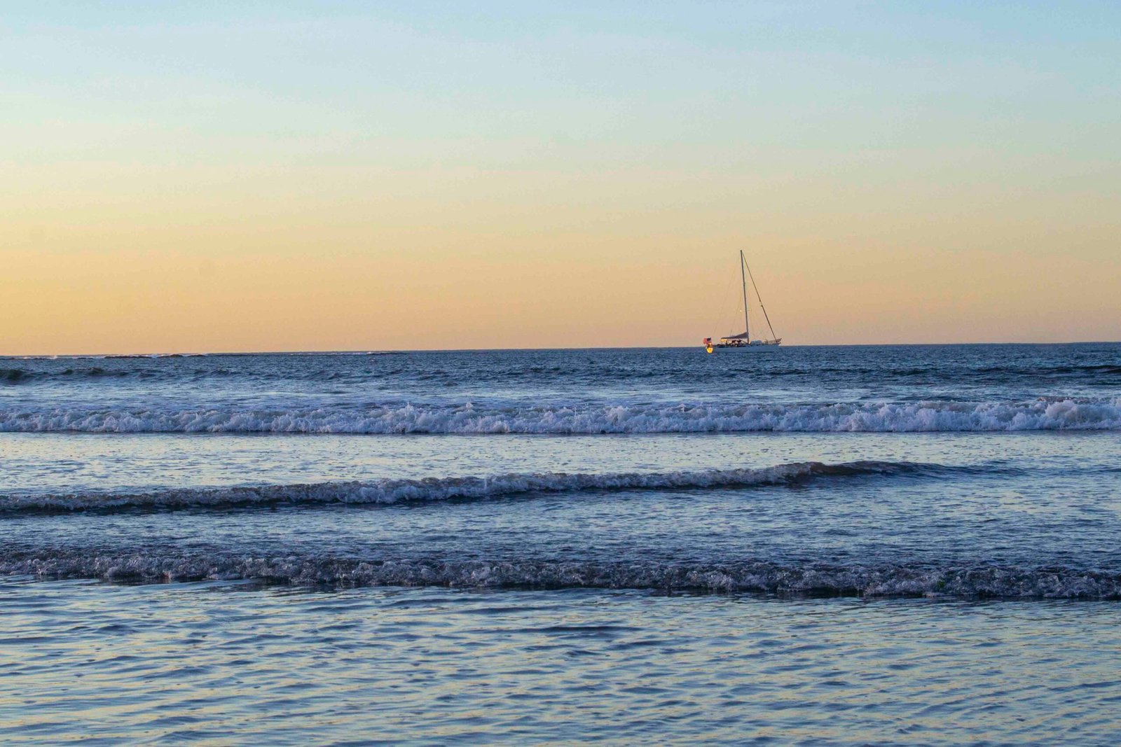 Costa Rica's dry season sunsets in January