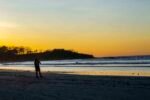 Costa Rica's dry season sunsets in January