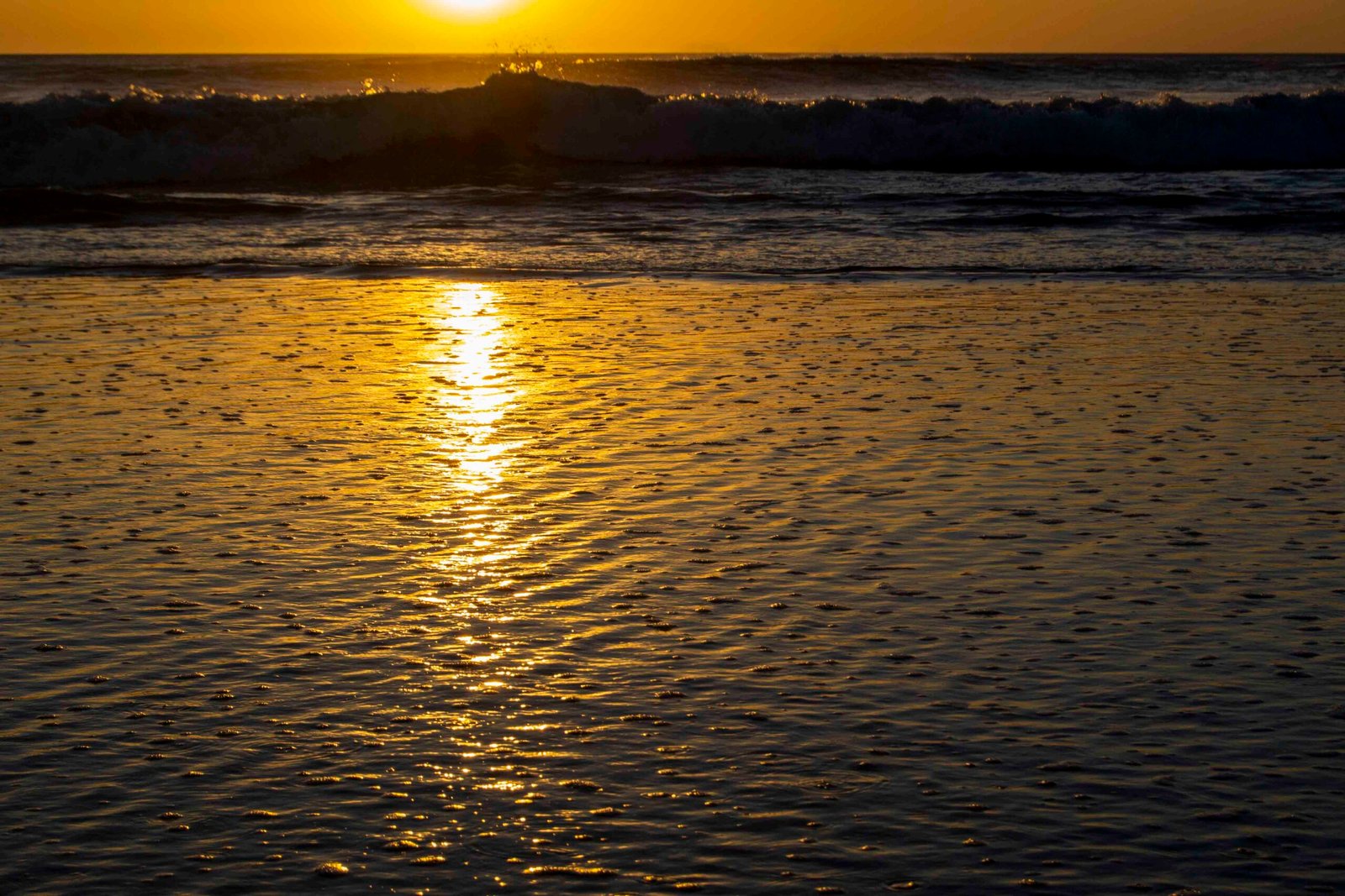 Costa Rica's dry season sunsets in January