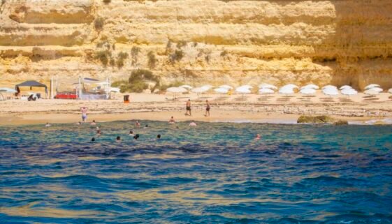 Seafood, Sun and Caves on a Algarve Secluded Beach