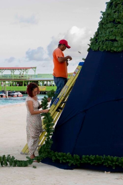 Tropical Christmas in Caye Caulker