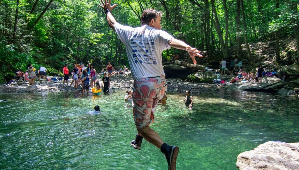 Swimming and Exploring the Alluring Peekamoose Blue Hole