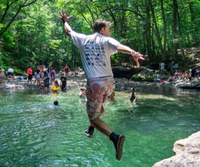 Swimming and Exploring the Alluring Peekamoose Blue Hole