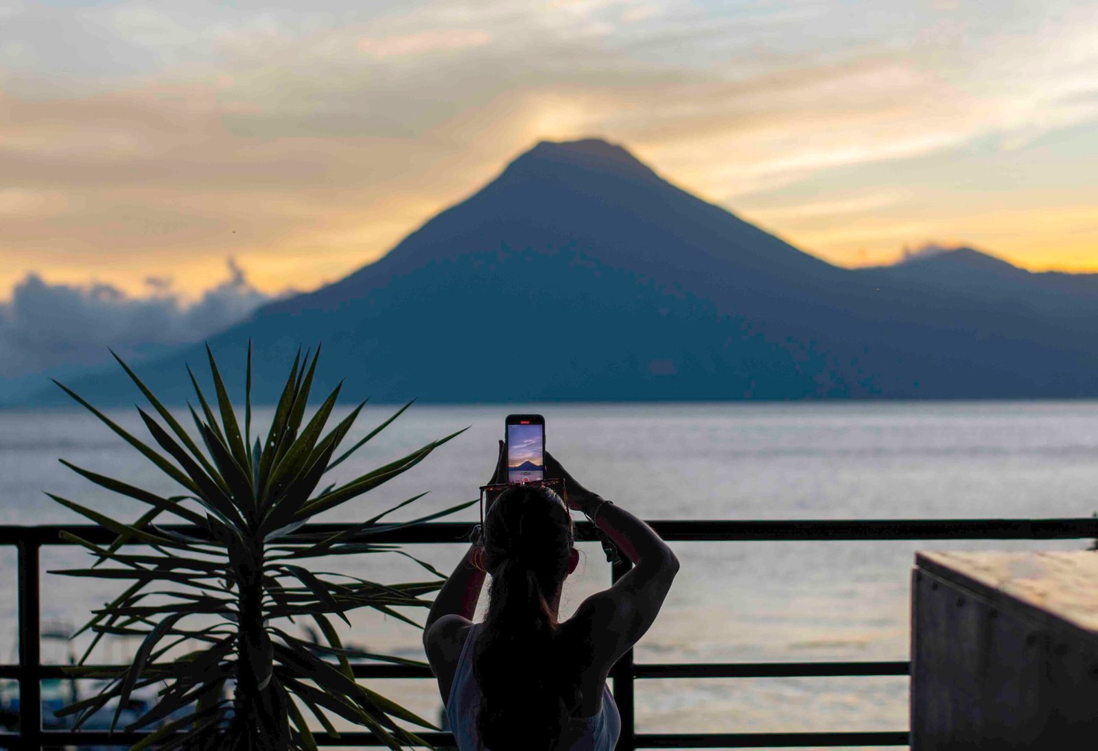 Lake Atitlán’s Golden Hour Symphony Lake Atitlán’s Golden Hour Symphony