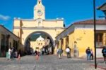The cobblestone streets of Antigua Guatemala