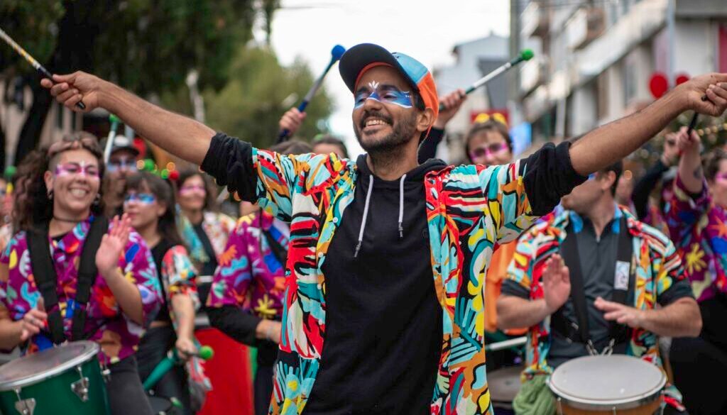 Costumes and Creativity at Bariloche's Carnaval Celebrations at Centro Cívico
