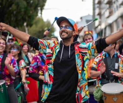 Costumes and Creativity at Bariloche's Carnaval Celebrations at Centro Cívico
