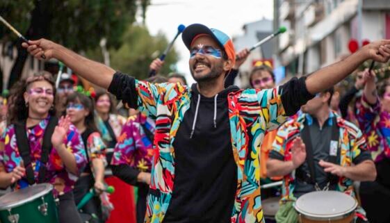 Costumes and Creativity at Bariloche's Carnaval Celebrations at Centro Cívico