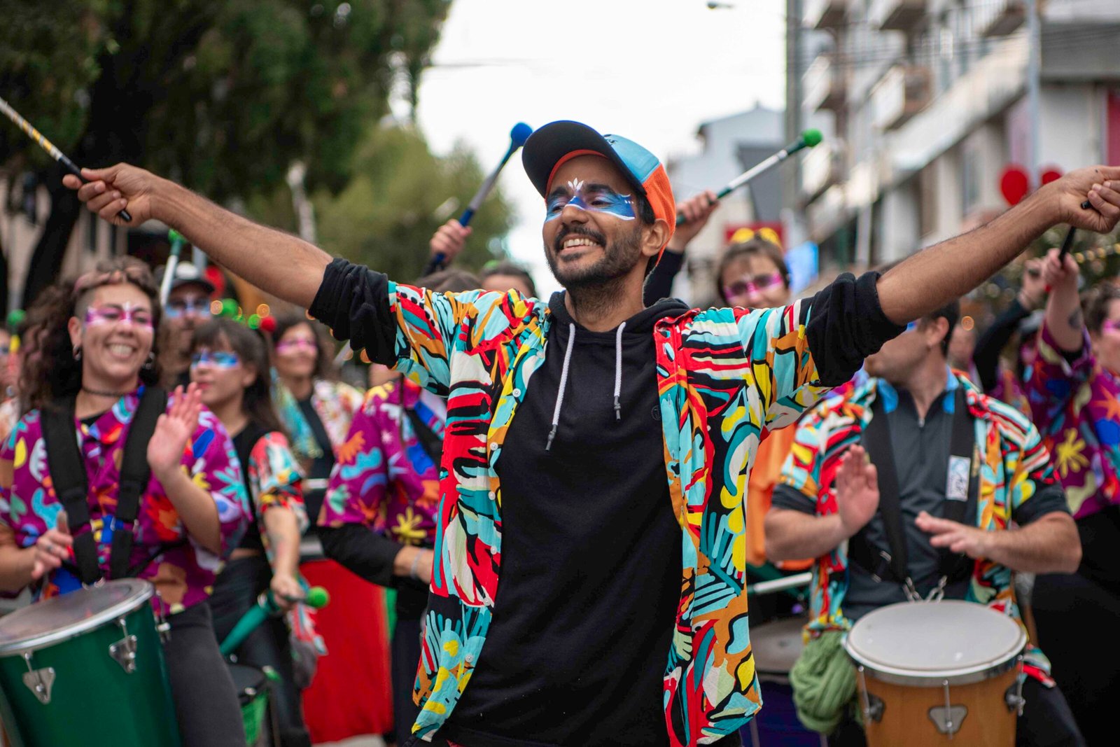 Costumes and Creativity at Bariloche's Carnaval Celebrations at Centro Cívico